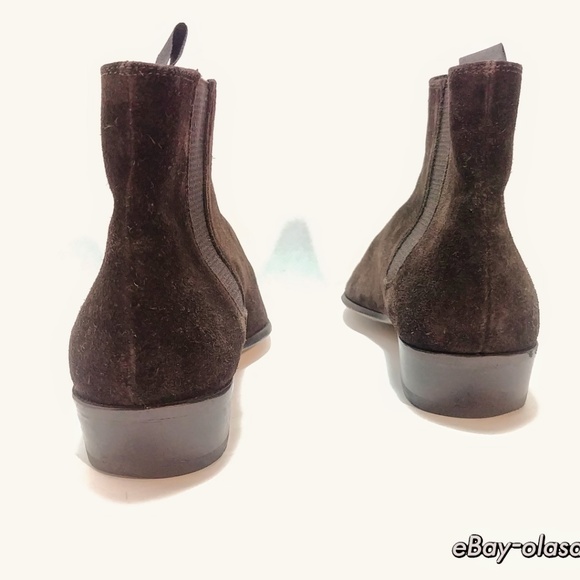 The Kooples - Men Brown Suede Chelsea Boots - SOLD - Picture 6 of 8